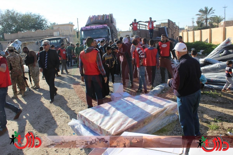 منظمة داري تساعد (535 عائلة) عائدة إلى ناحية السعدية المحررة